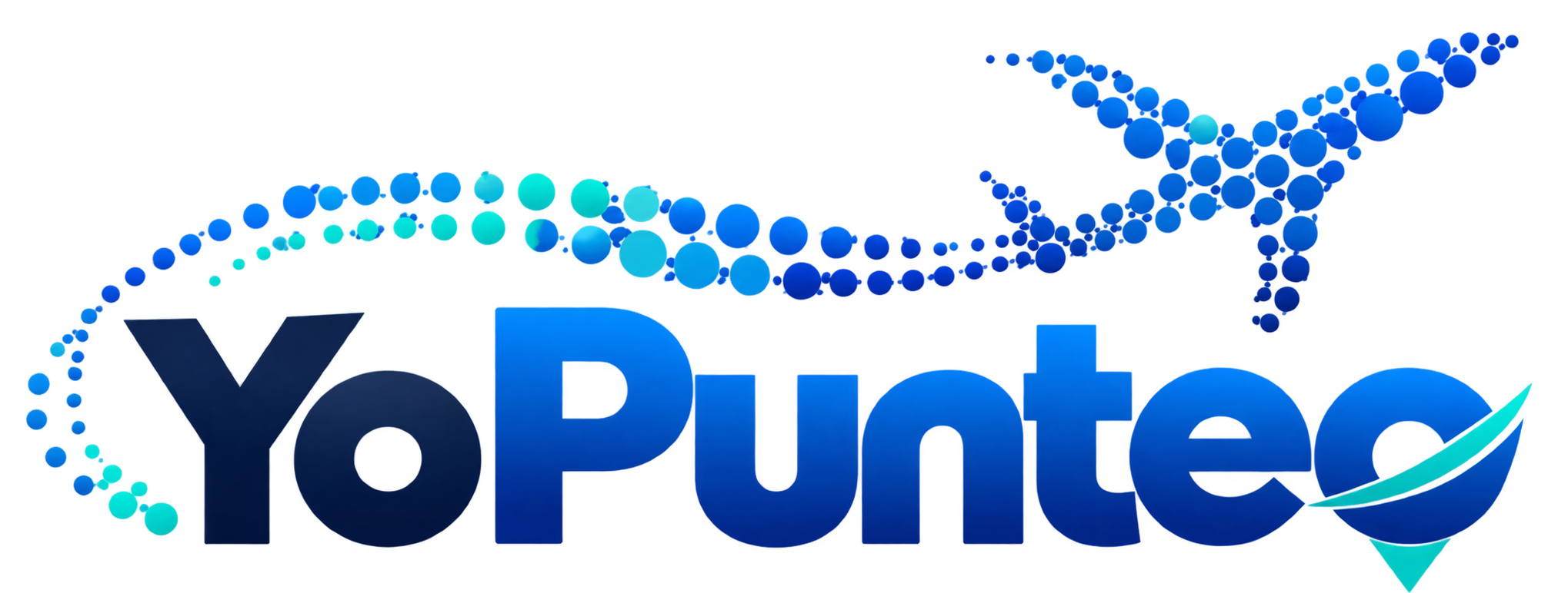 YoPunteo: logo del avión punteado